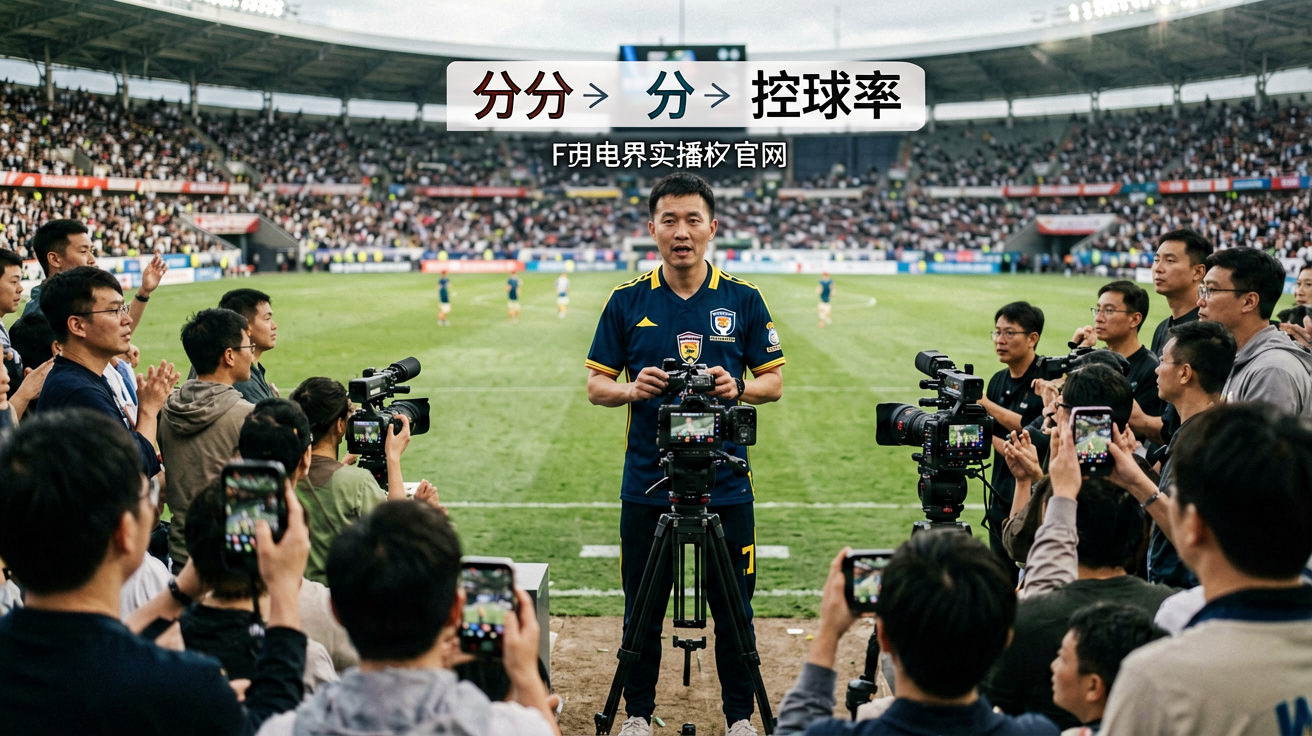 直播画面、比分弹窗、控球率图表等赛事场景展示